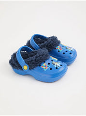 Kids Bluey & Bingo Blue Fleece Lined Clogs Shoes