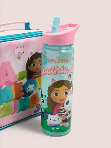 Matalan Gabby's Dollhouse Pink Lunch Bag & Bottle