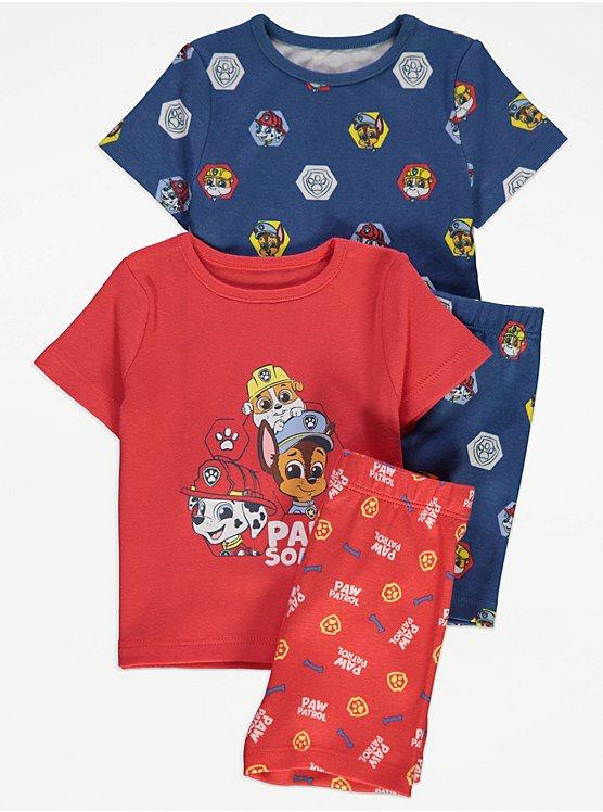 George PAW Patrol Short Pyjamas 2 Pack