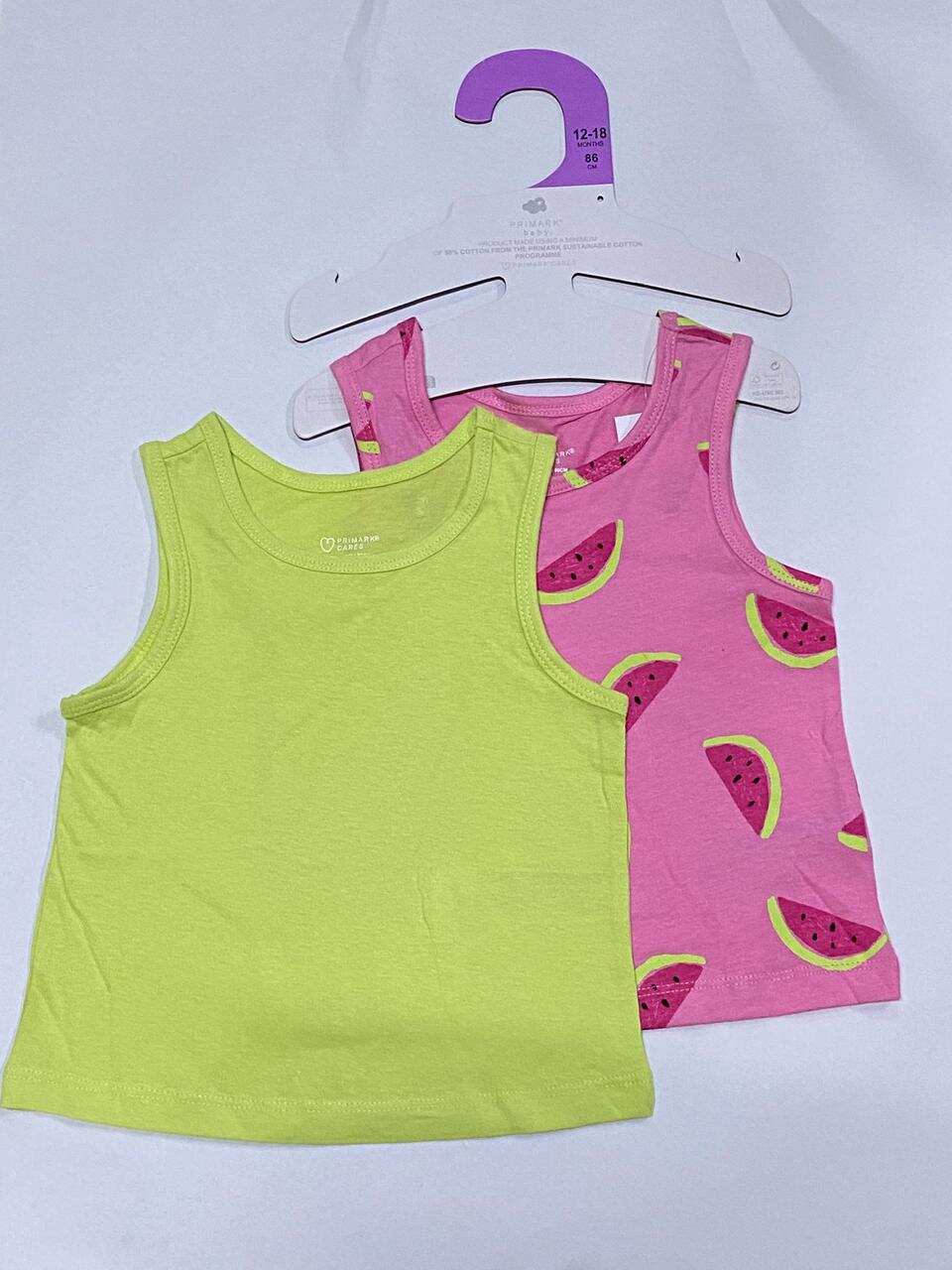 Primark Watermelon Print Tops 2Pack Set