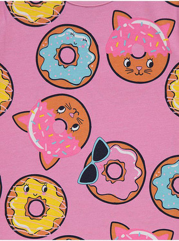 George Multi Color Donut Long Sleeve Pyjamas 3 Pack