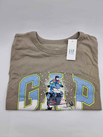 Biker Print Logo T-Shirt Gap