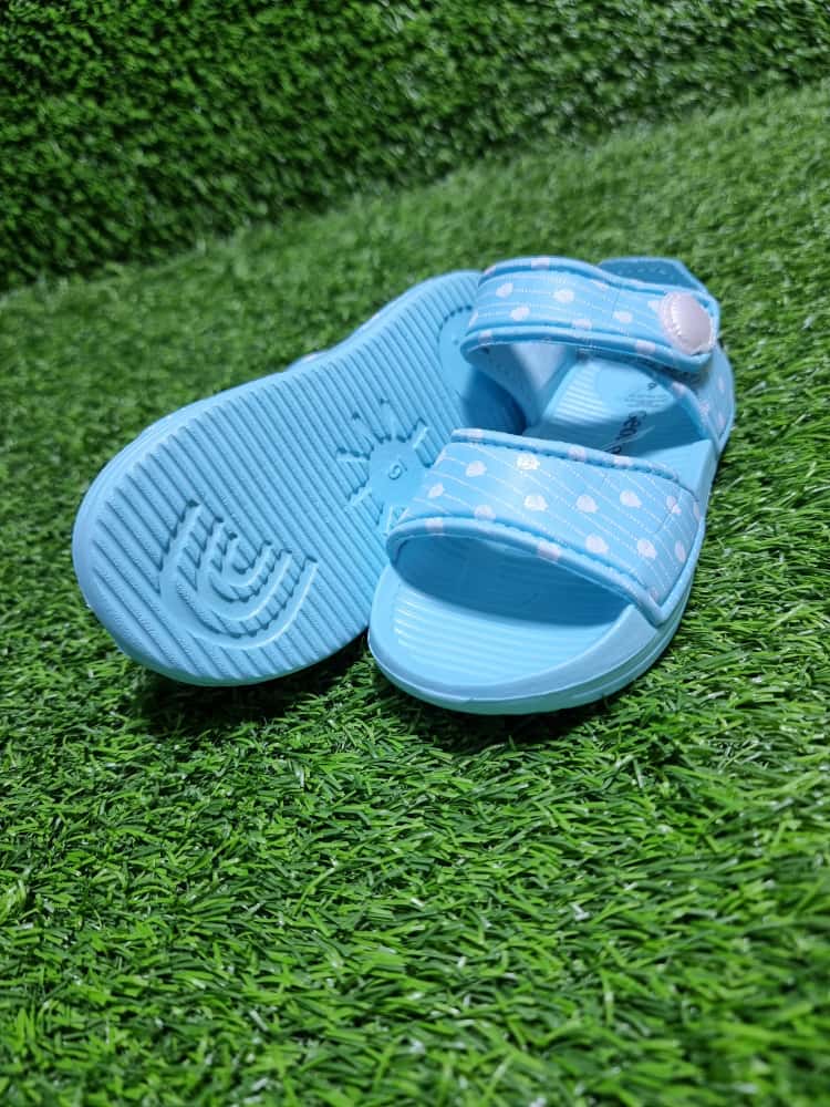 Aqua Seashell Strap Sandals