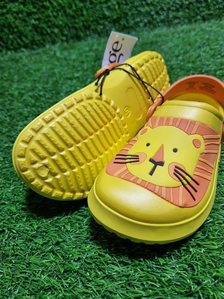 Yellow Lion Clogs