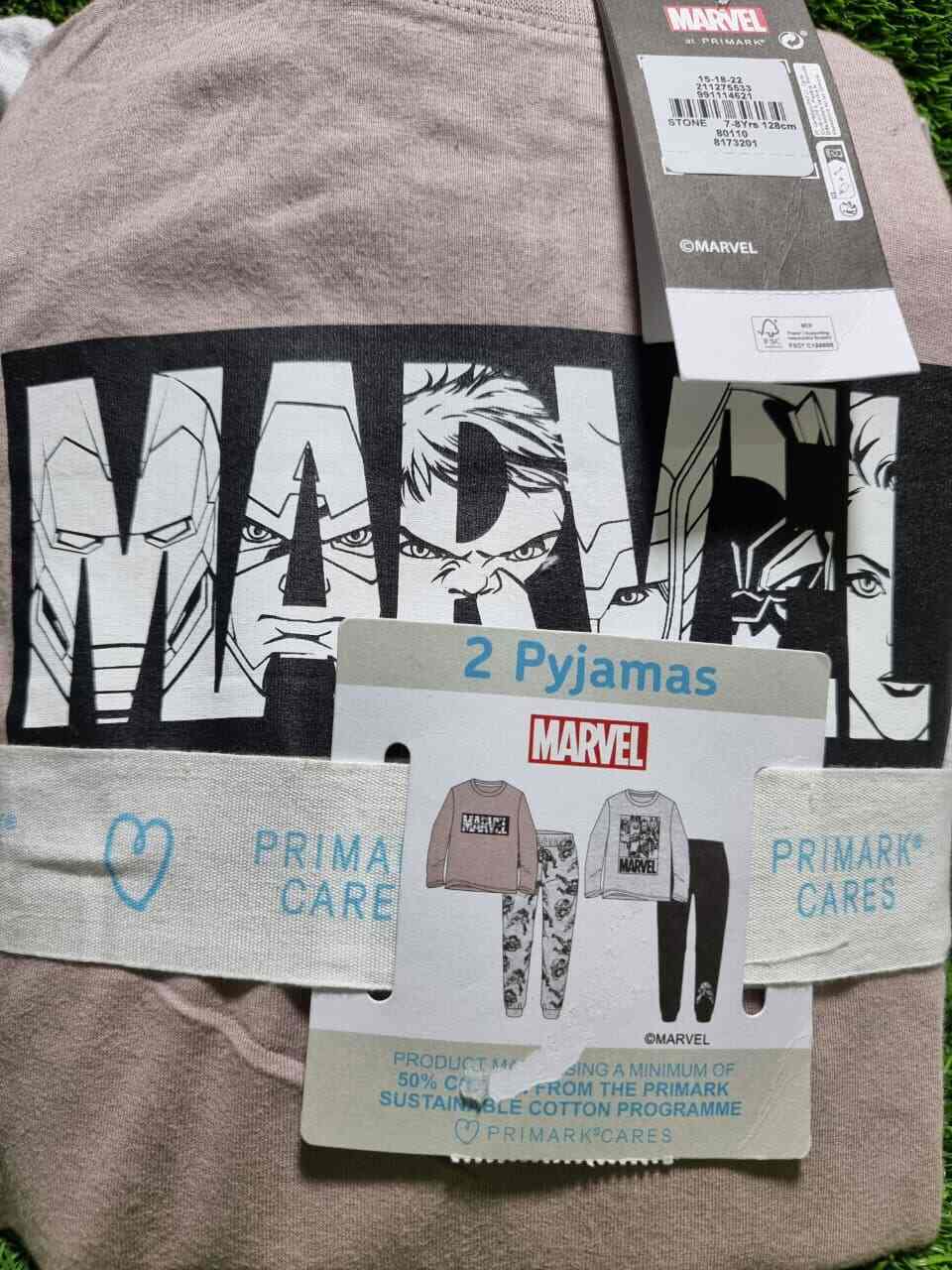 2pk Printed Marvel Pajamas