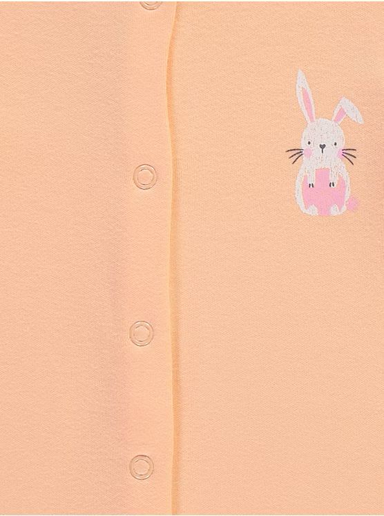 Pastel Bunny Heart Rompers 3 Pack