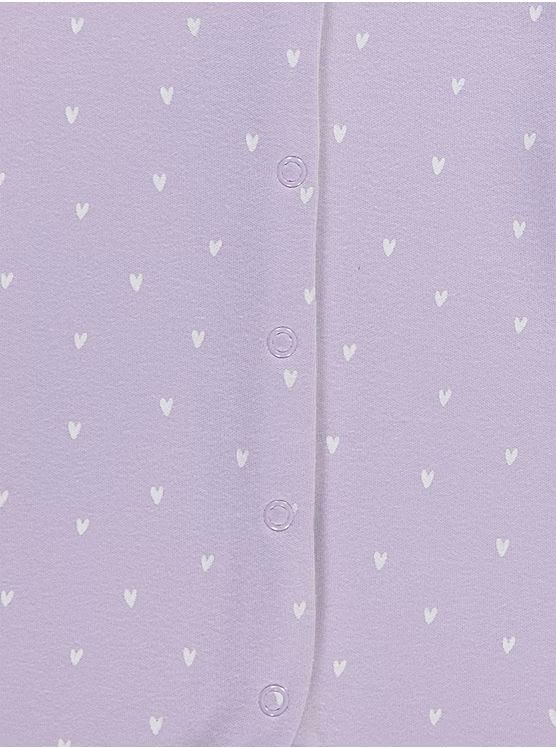 Pastel Bunny Heart Rompers 3 Pack