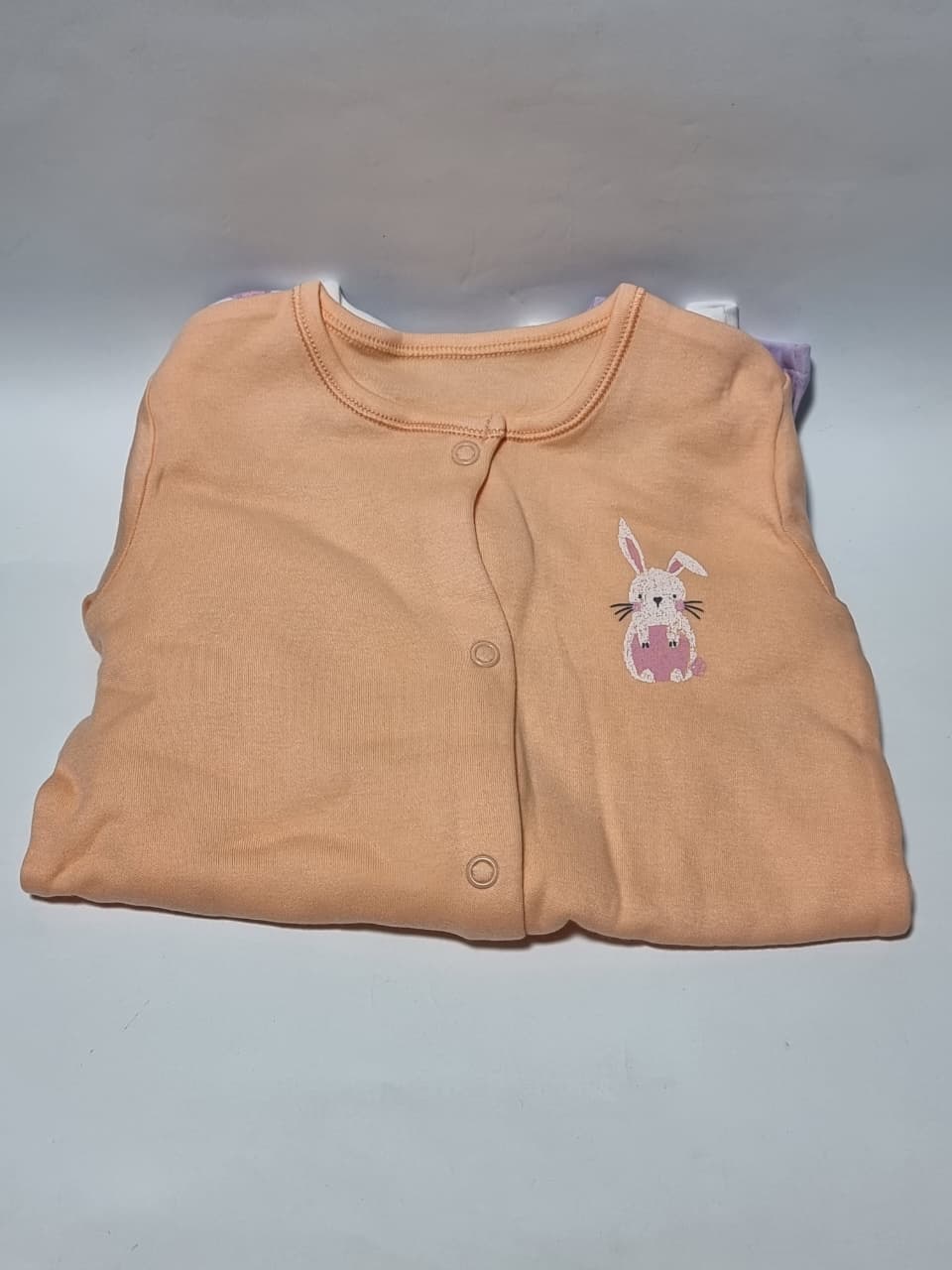 Pastel Bunny Heart Rompers 3 Pack