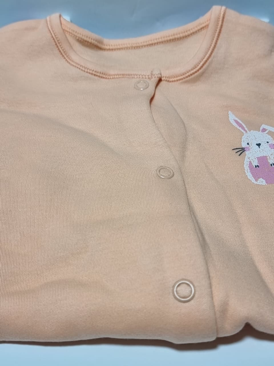 Pastel Bunny Heart Rompers 3 Pack