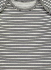 Stripey Long Sleeve Bodysuits 7 Pack