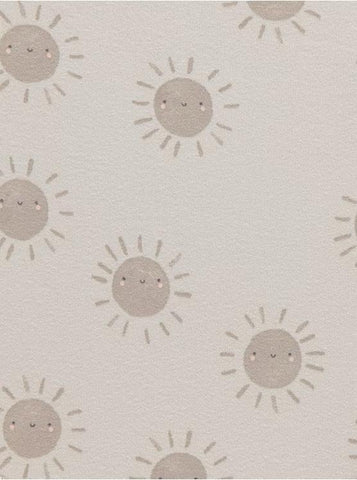 Grey Sunshine Stars Short Sleeve Bodysuits 7 Pack