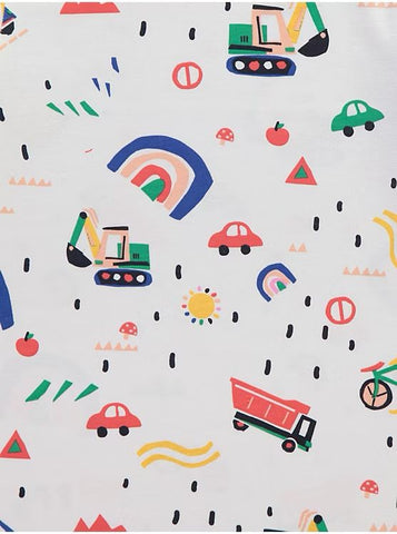 Blue Fun Vehicles Pyjamas 3 Pack