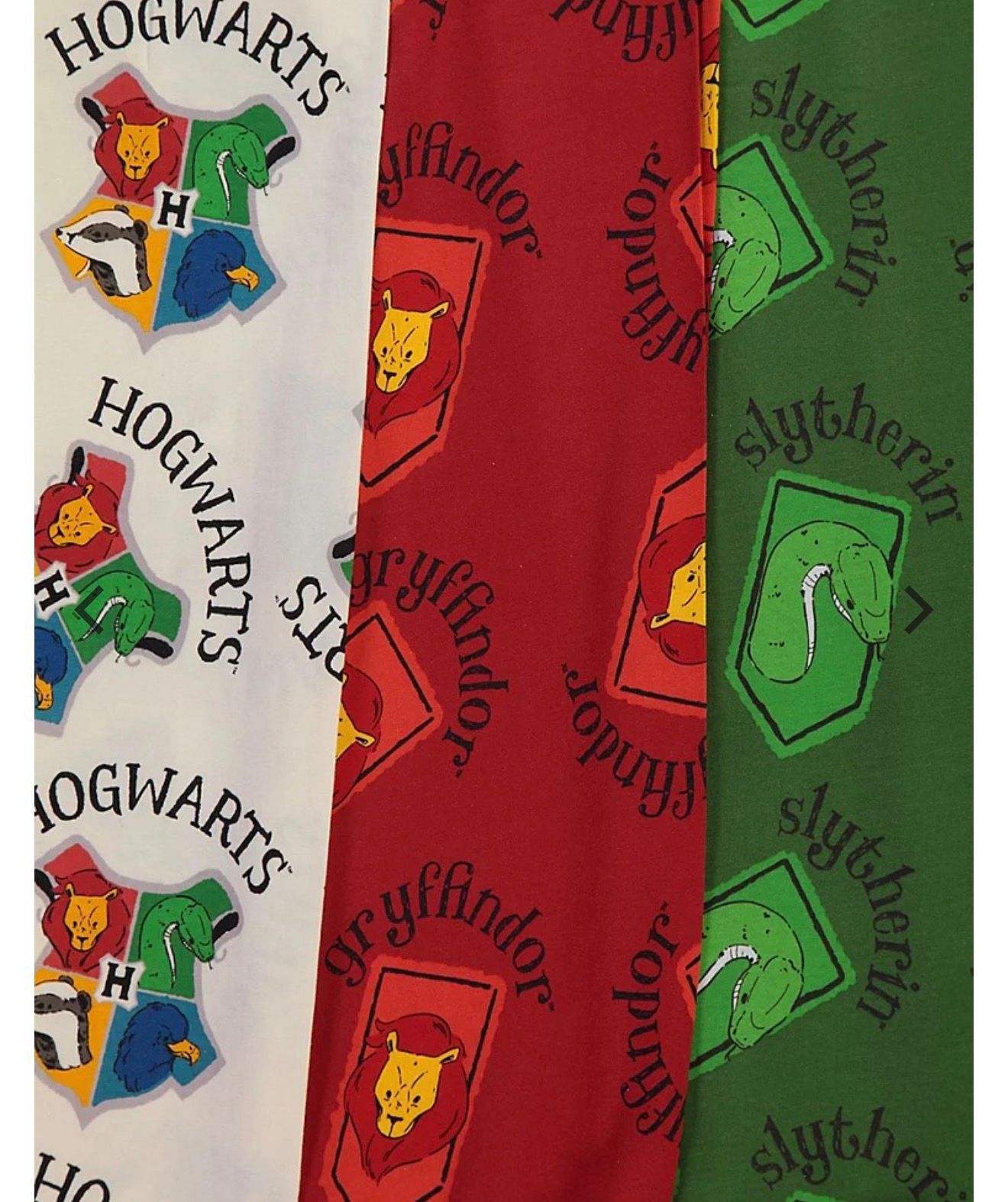 Harry Potter Long Sleeve Pyjamas 3 Pack