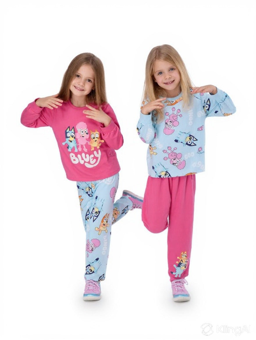 2pk Printed  Bluey Pajamas