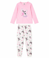 Primark Disney Stitch & Angel Girls Pink Pyjama Set