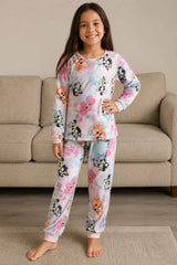 Primark Kids Bluey & Bingo Pink Fleece Pyjama Set