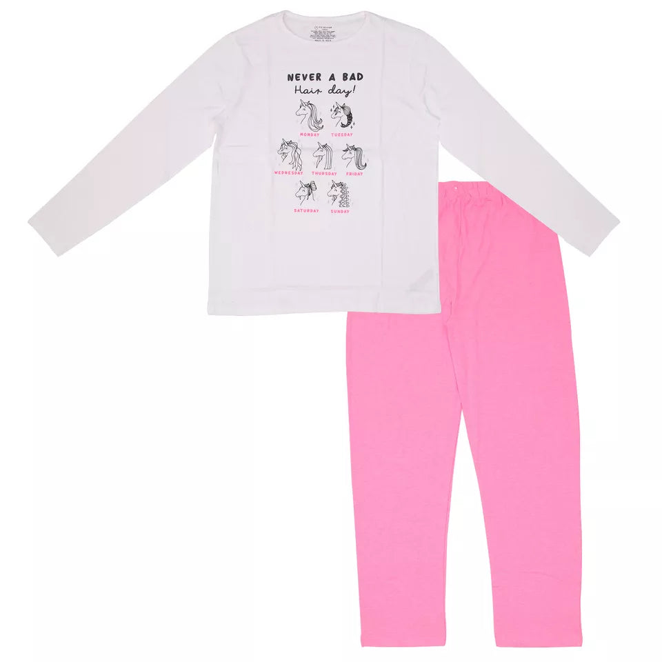 2pk Printed Pajamas