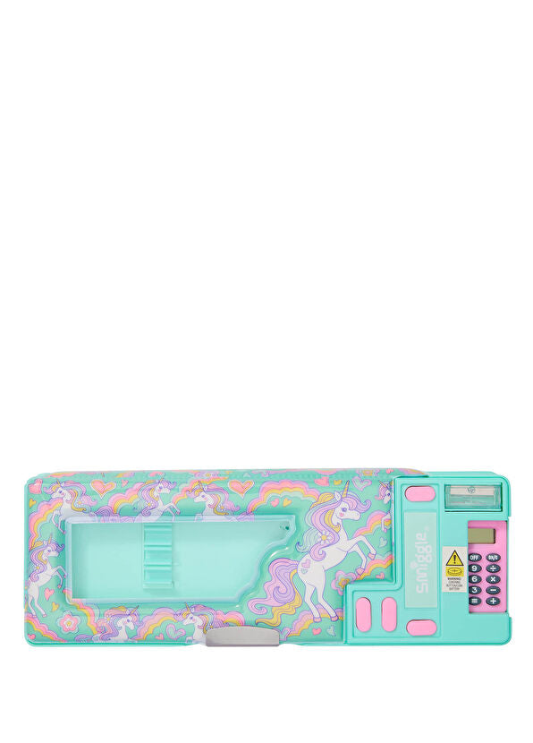 Smiggle Magical Unicorn Pop Out Calculator Pencil Case